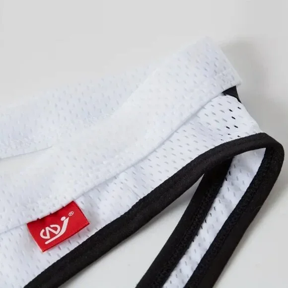 White Low Waist Mesh Jockstrap Large - Picture 5 of 8